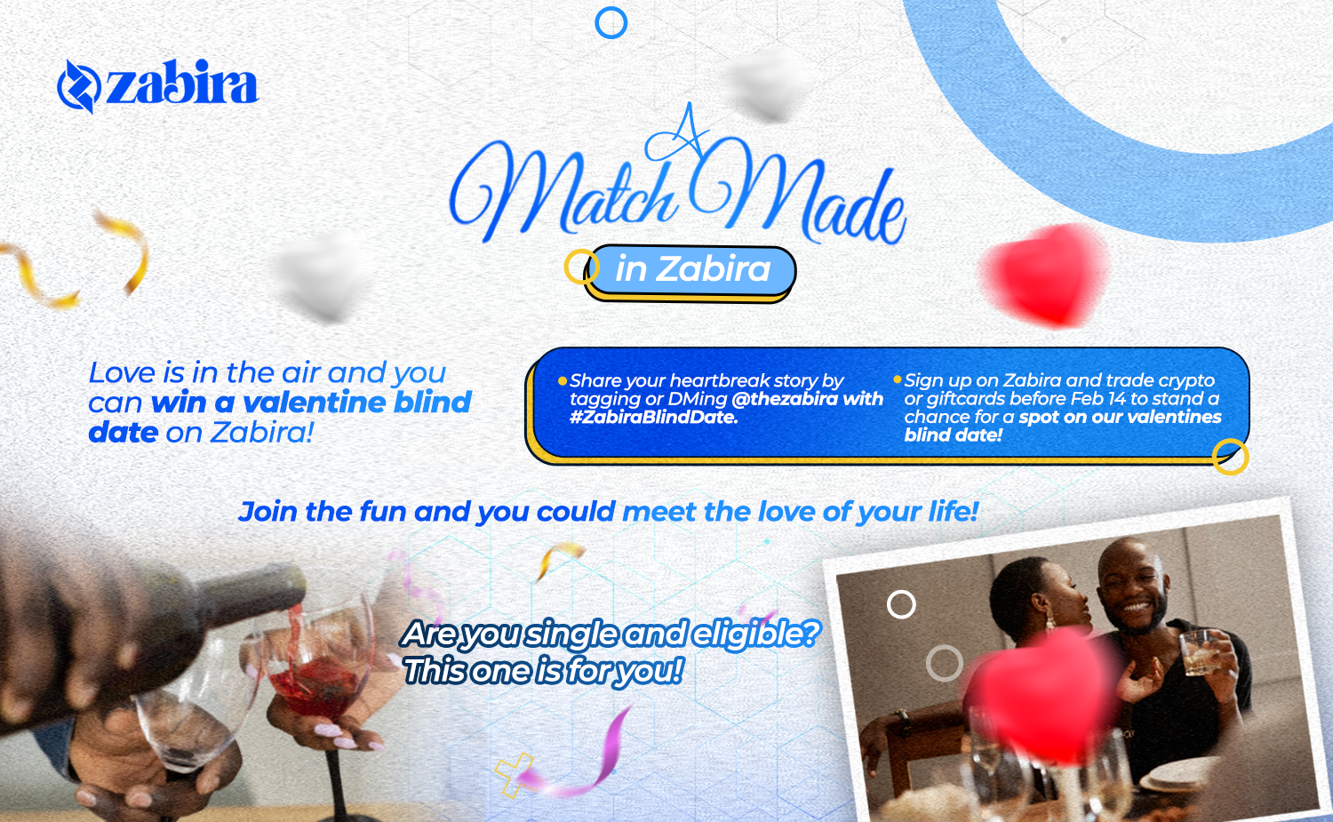 Did Your Boo Disappoint You This Valentine? a match made in zabira valentine promo