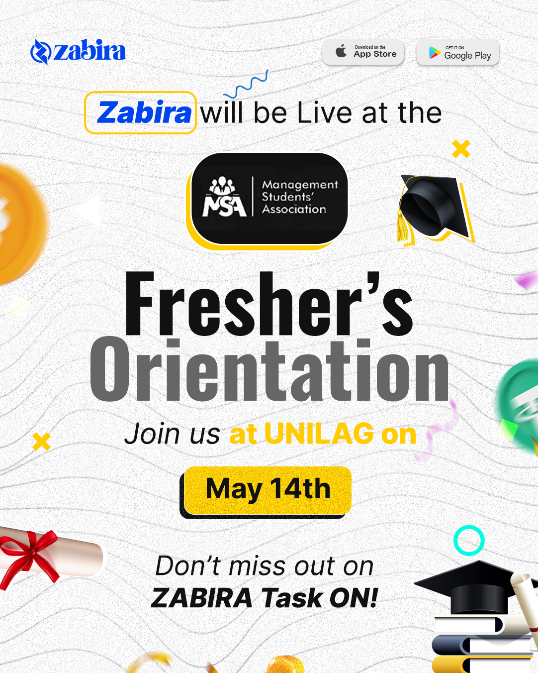 zabira at unilag fresher's orientation 2025