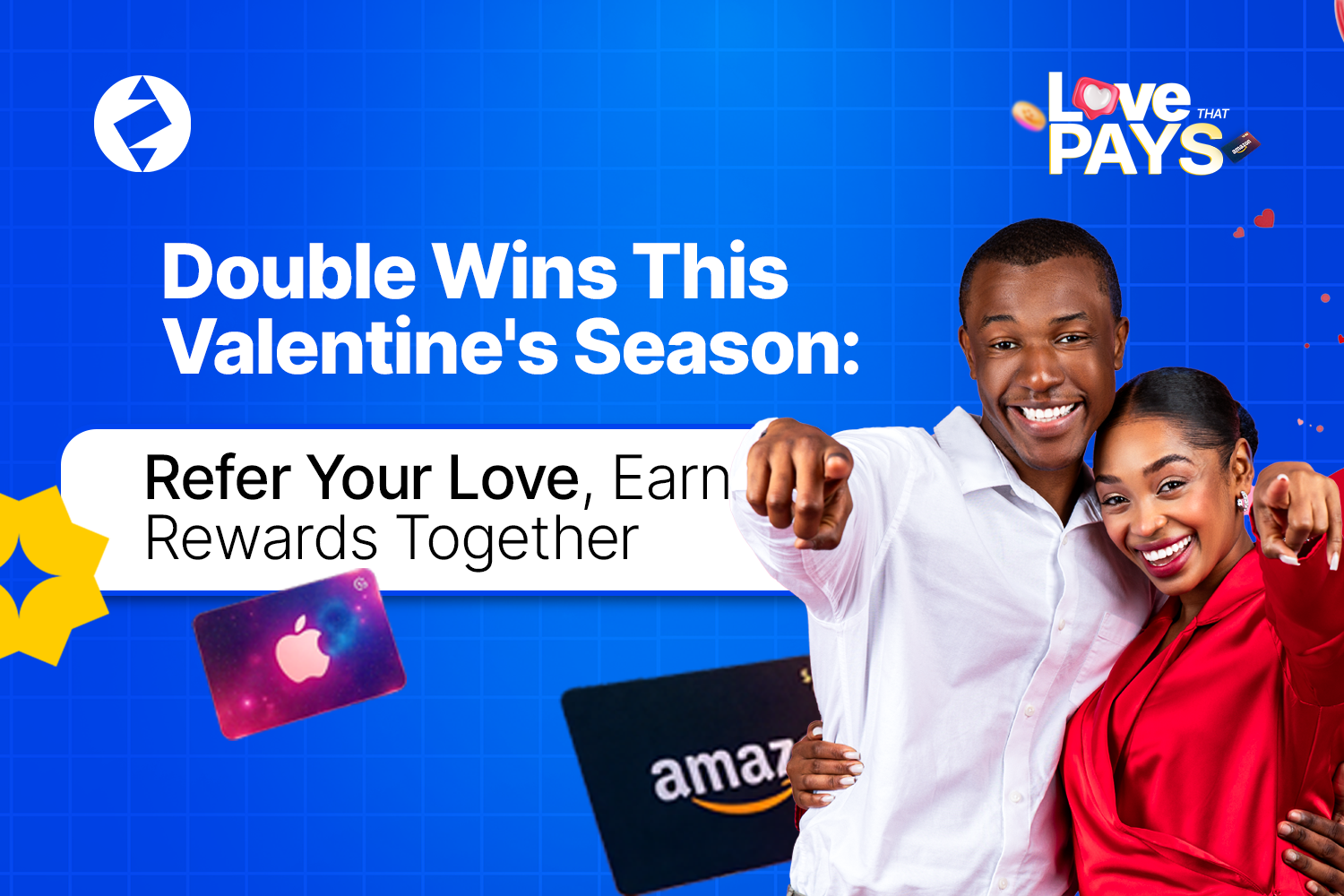 Love Pays You This Valentine’s refer. trade. win.
