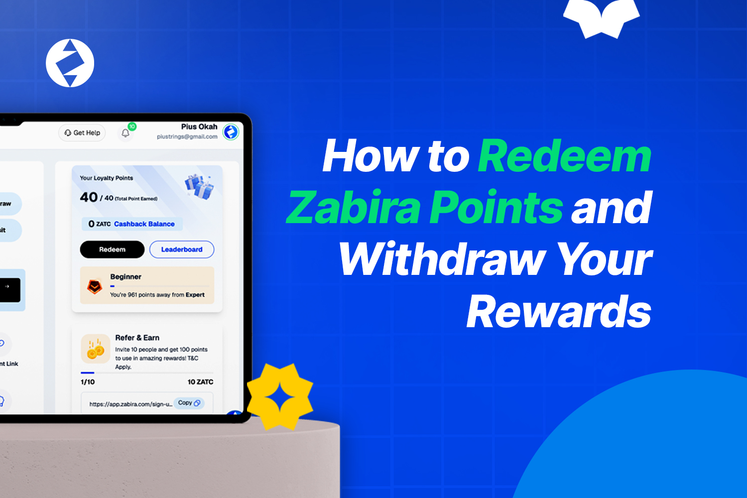 how to redeem zabira points on the zabira app