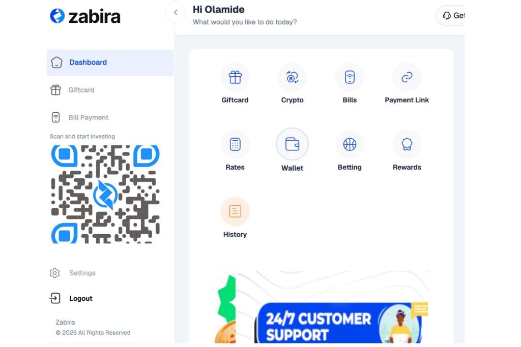 How to Sell Crypto on Zabira and Withdraw to Your Bank Account Image 2 1024x683
